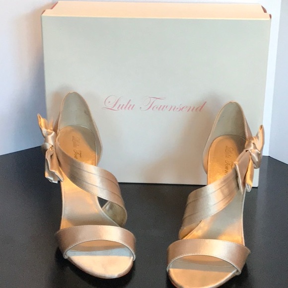 Lulu Townsend Shoes - Toast of Champagne to My Wedding Shoes